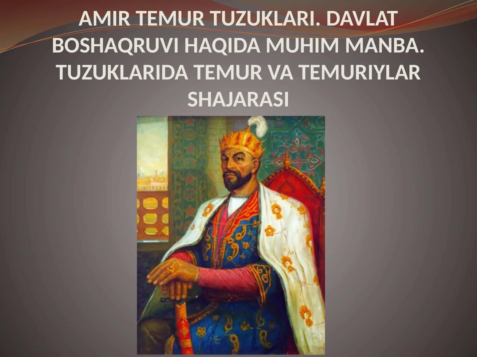 Temur tuzuklari 1