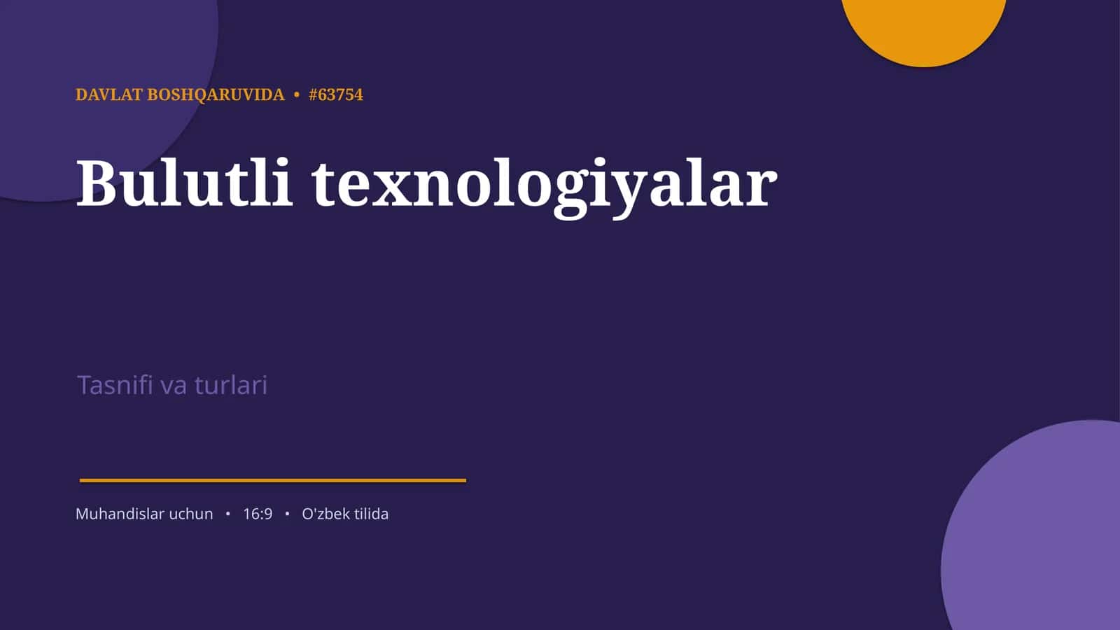 Bulutli texnologiyalar 1