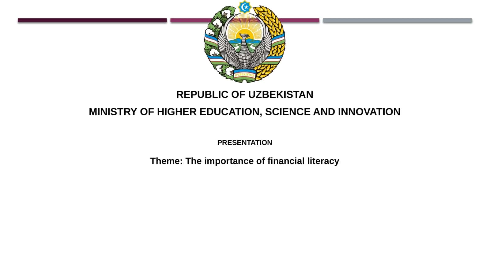 The importance of financial literacy 1