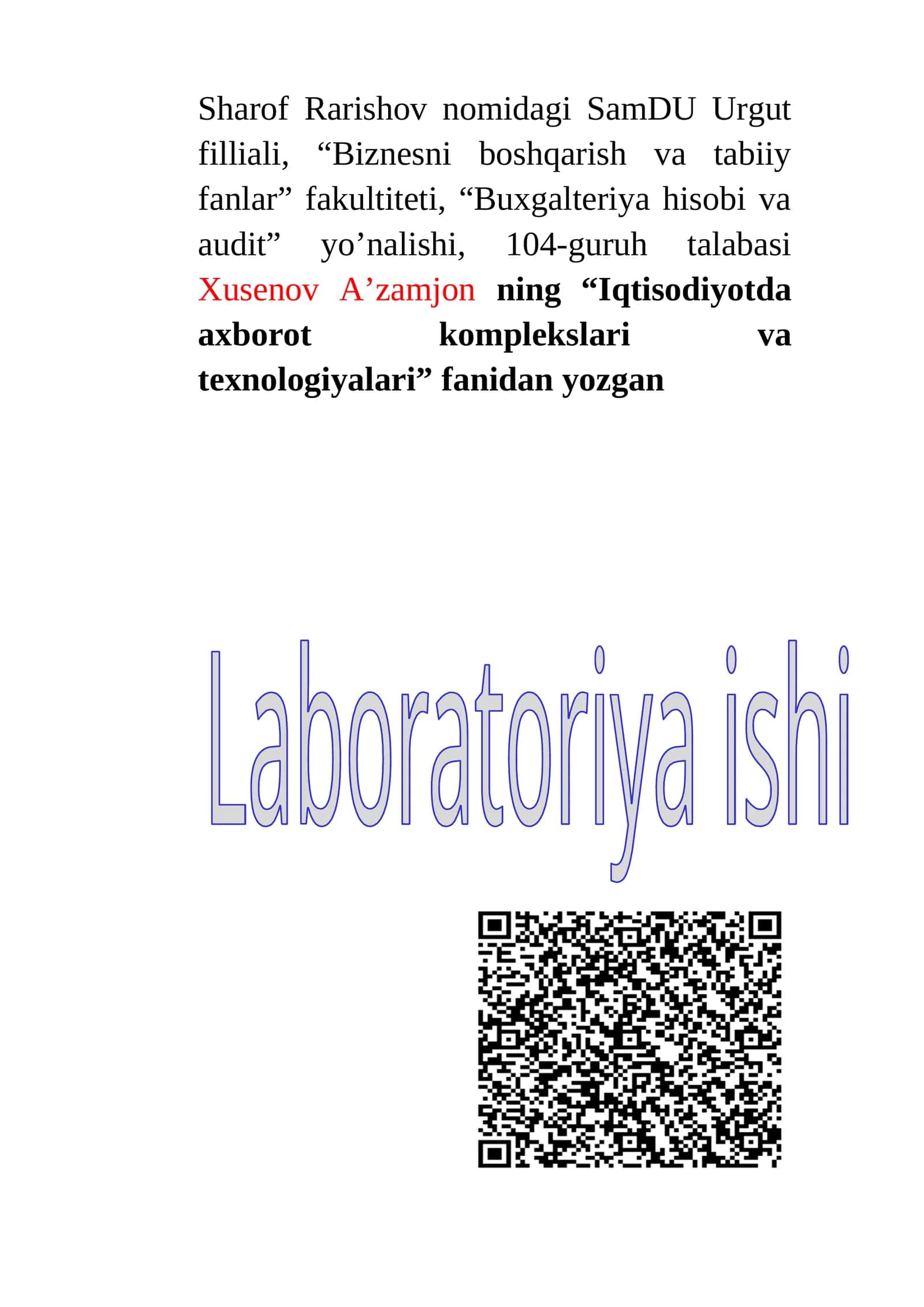 Windows operatsion tizimida fayllar tizimi bilan ishlash. Fayl va papkalar ustida amallar bajarish 1