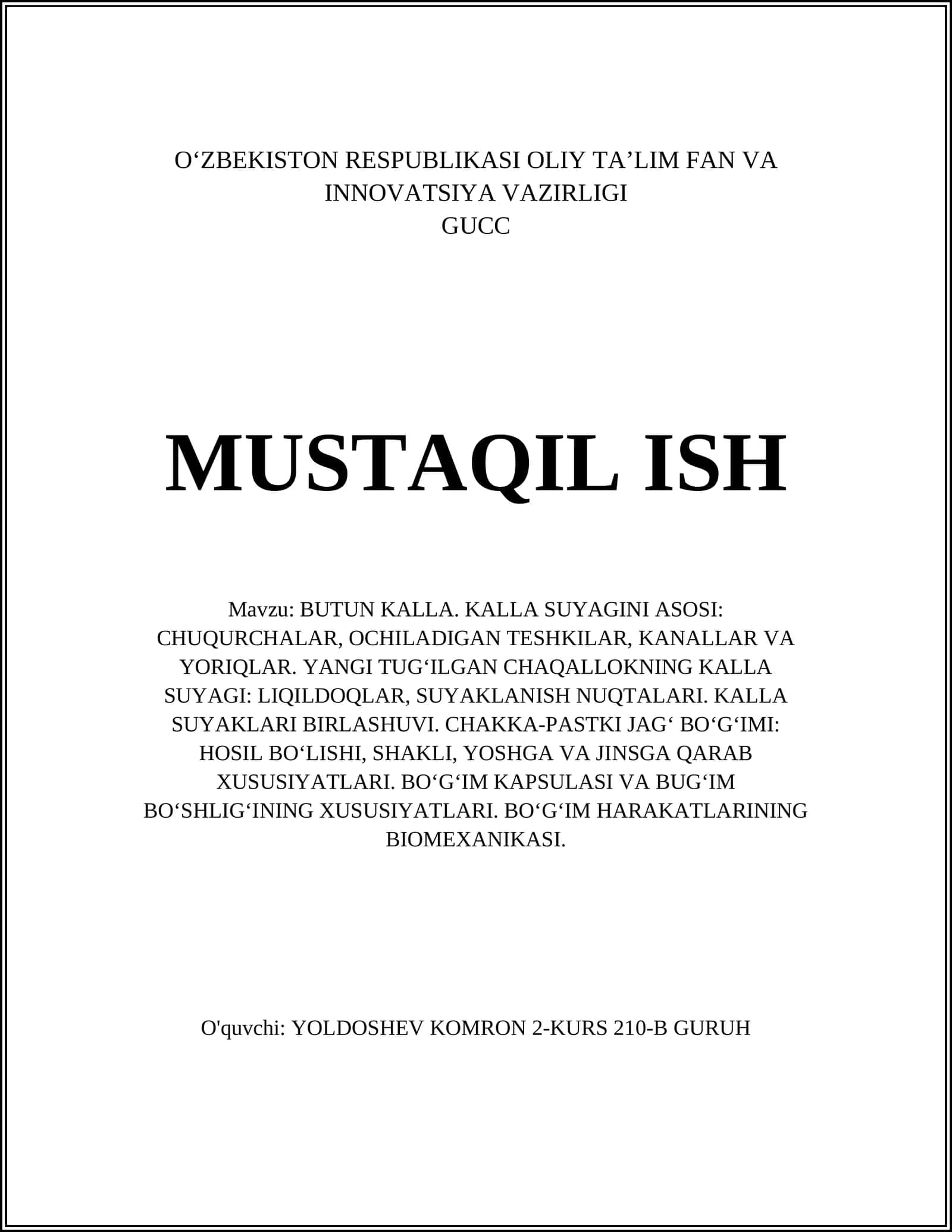 Bütun kalla anatomiyasi 1
