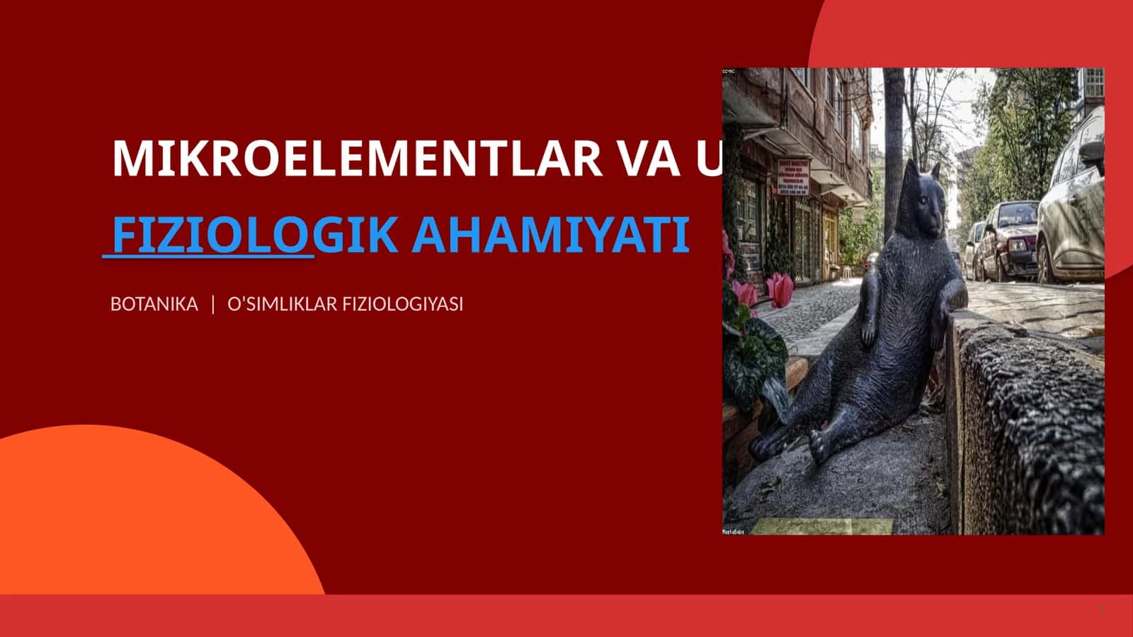 Mikroelementlar va ularning fiziologik ahmiyati 1