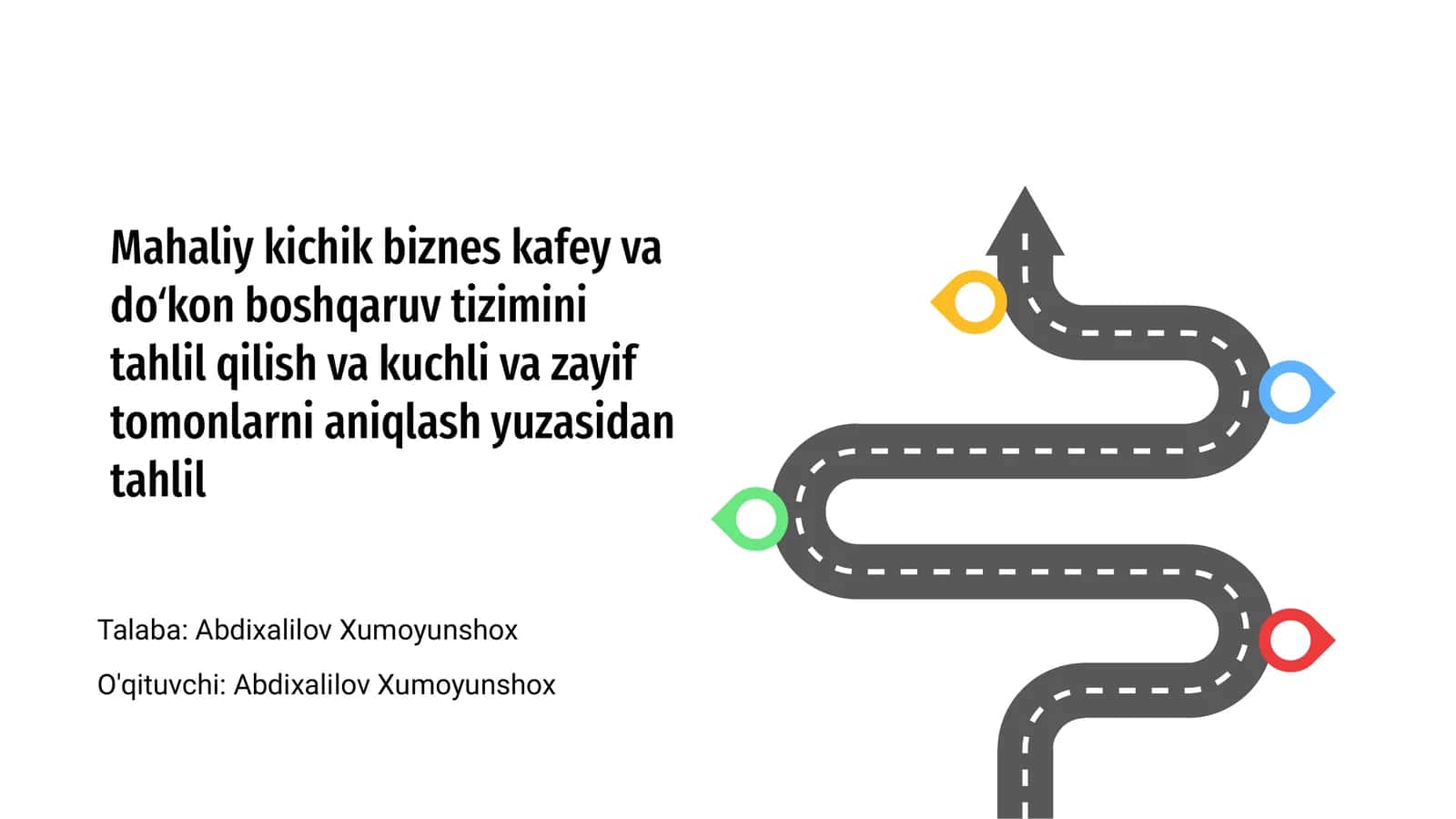 Mahaliy kichik bizneslar tahlili 1