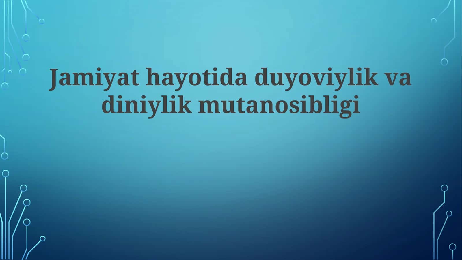 Jamiyathayotidaduyoviylikvadiniylikmutanosibligi 1