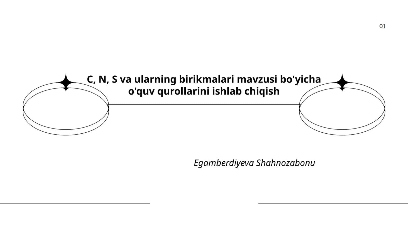 Kimyoviy elementlar: C, N, S va ularning birikmalari 1
