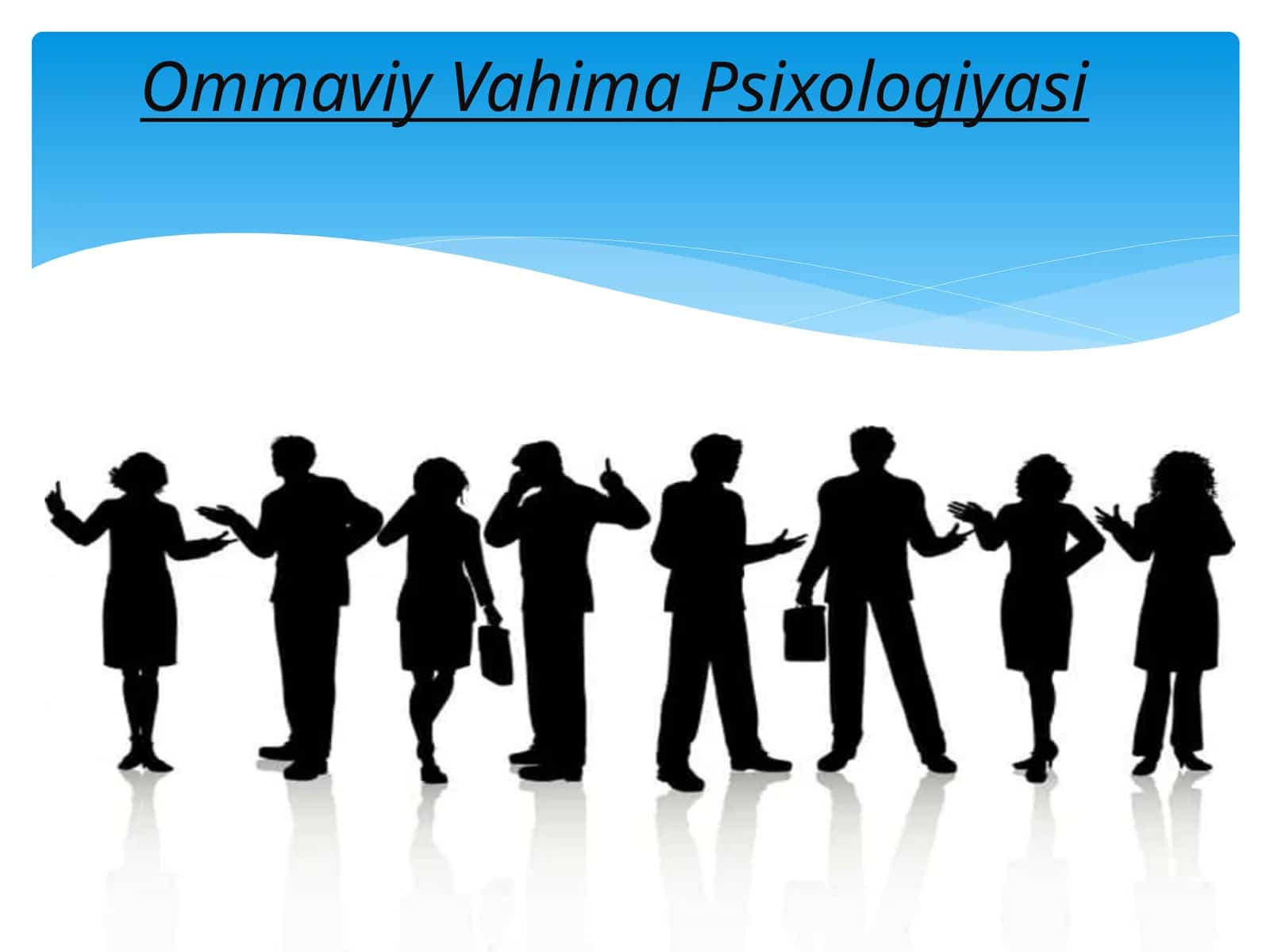 Ommaviy Vahima Psixologiyasi 1