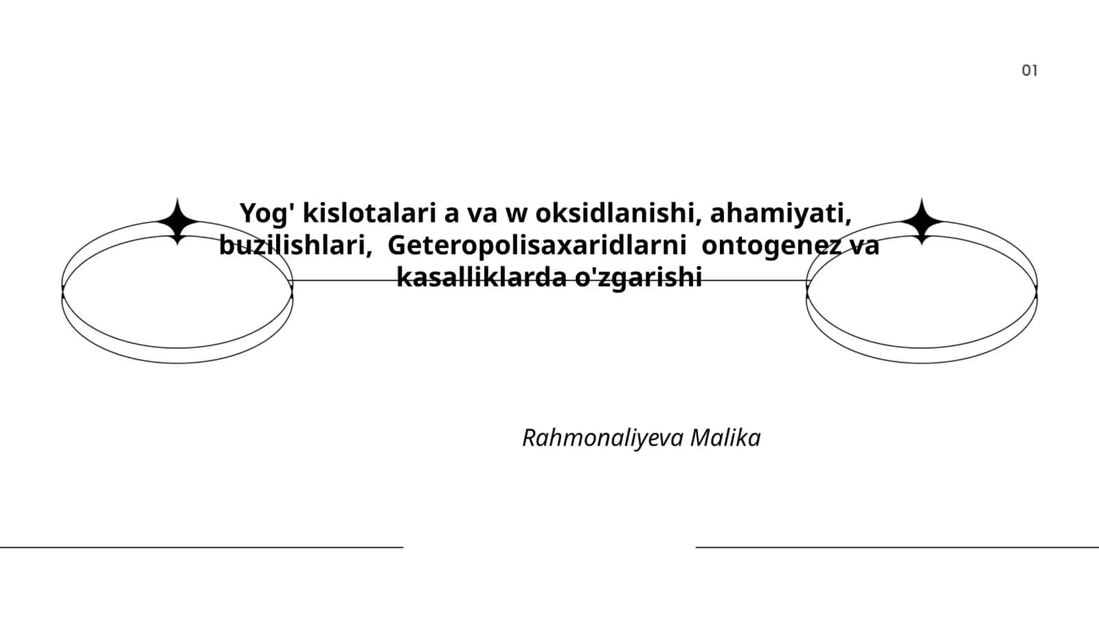Yog' kislotalari a va w oksidlanishi, ahamiyati, buzilishlari, Geteropolisaxaridlarni ontogenez va kasalliklarda o'zgarishi 1