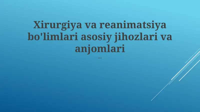 Yara davolash vositalari va bog‘lamlar 1