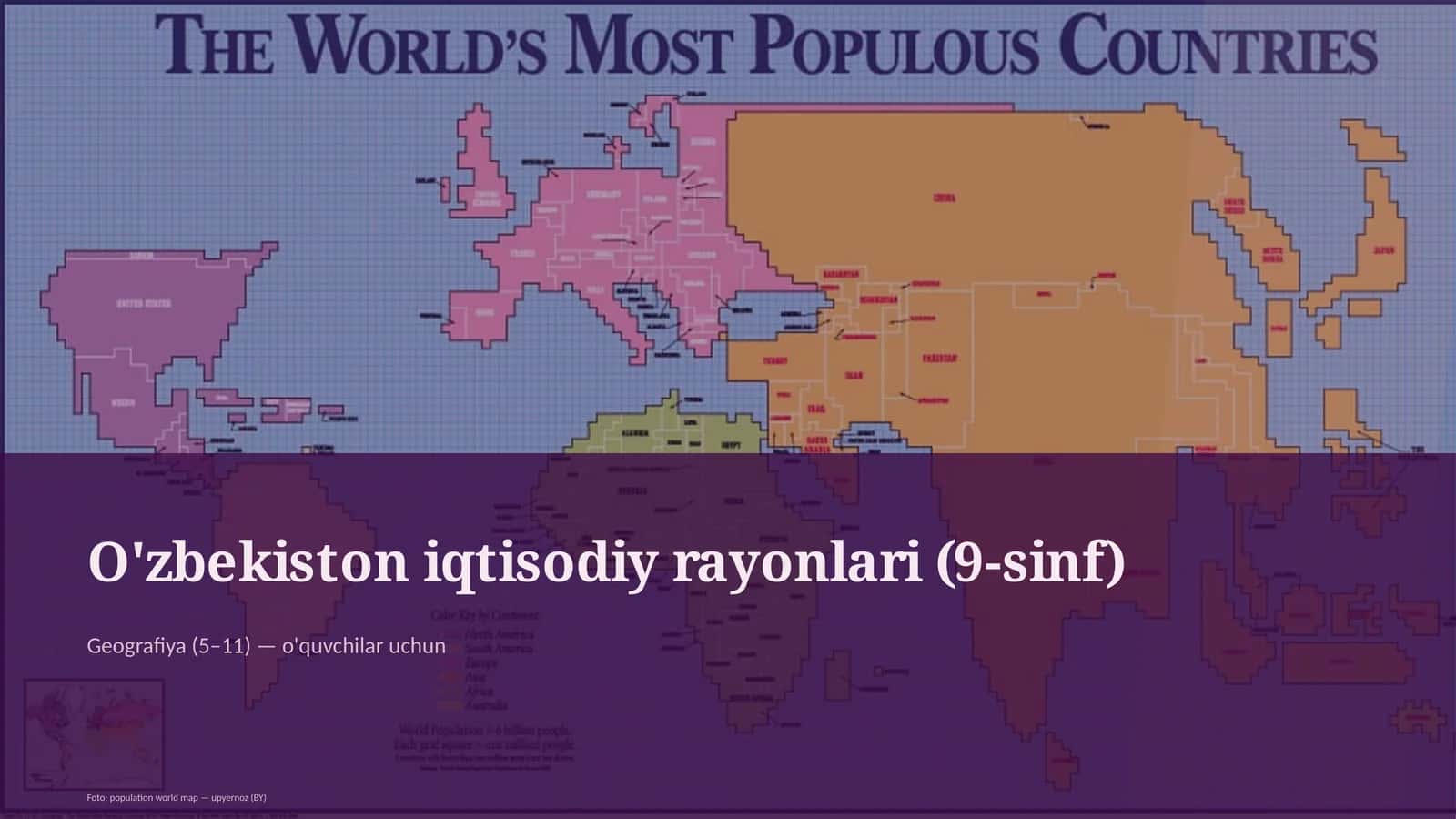 O'zbekiston iqtisodiy rayonlari (9-sinf) 1
