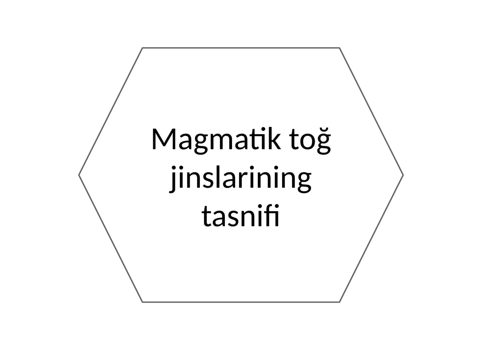 Magmatik toğ jinslarining tasnifi 1
