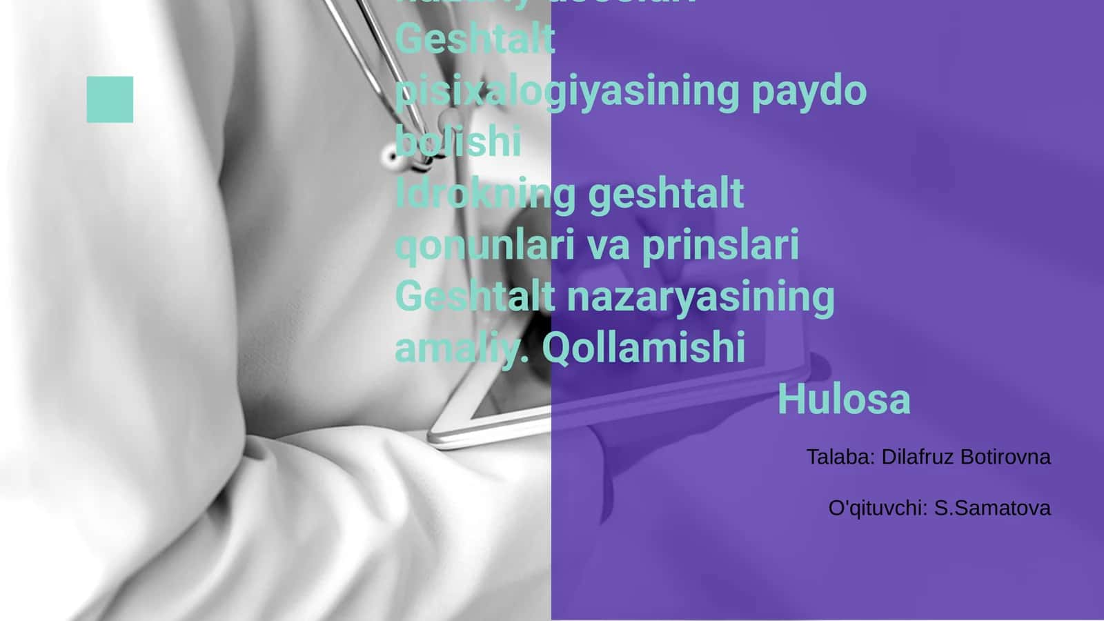 Idrok Psixalogiyasining Nazariy Asoslari 1