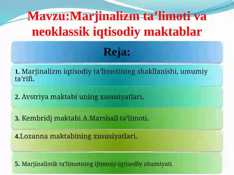 Marjinalizm va uning rivojlanish davri 1