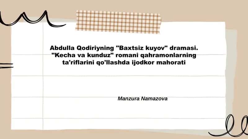 Baxtsiz kuyov 1