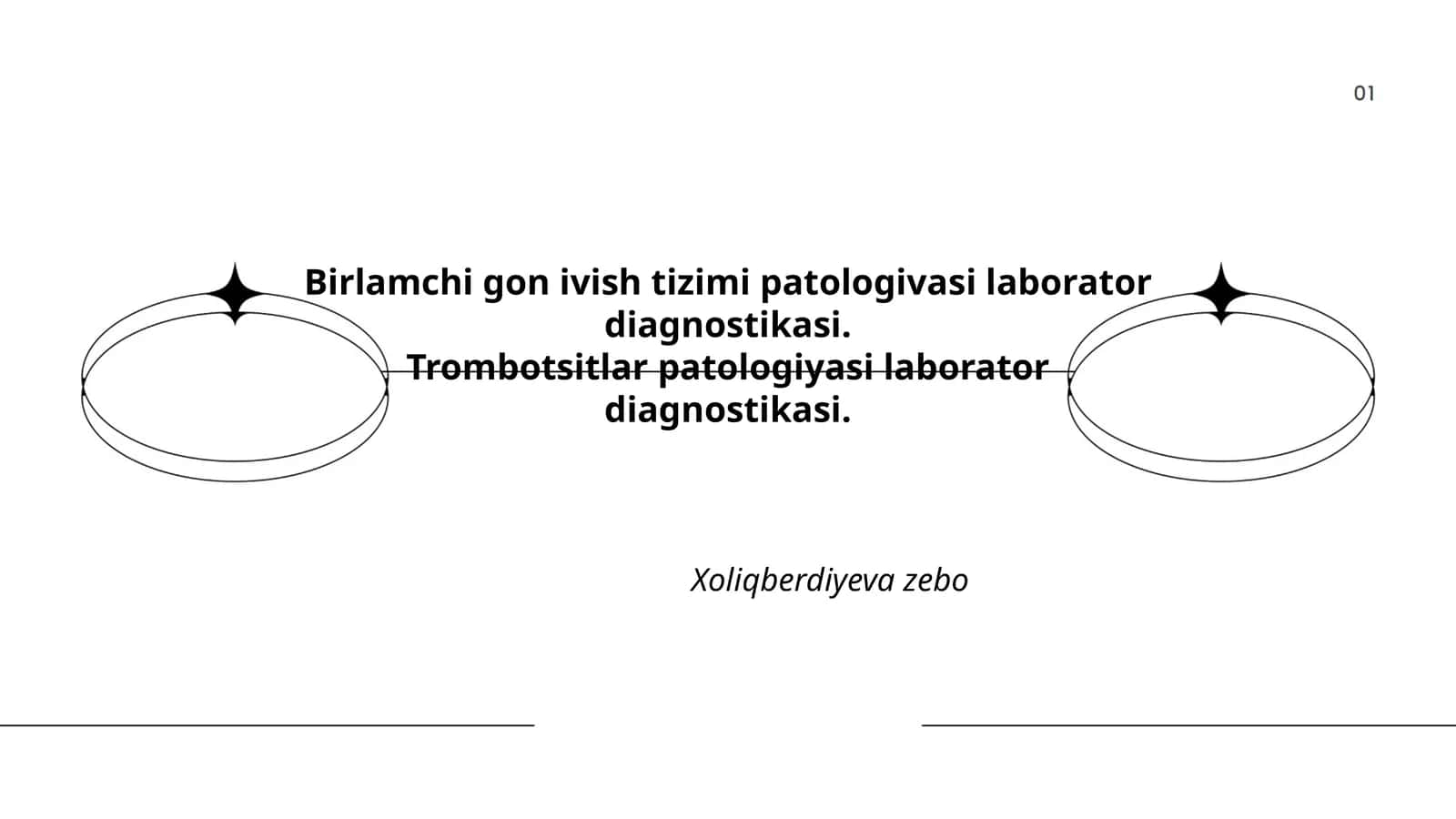 Birlamchi qon ivish tizimi va trombotsitlar patologiyasi laborator diagnostikasi 1