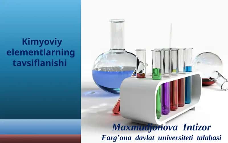 Kimyoviyelementlarningtavsiflanishi 1