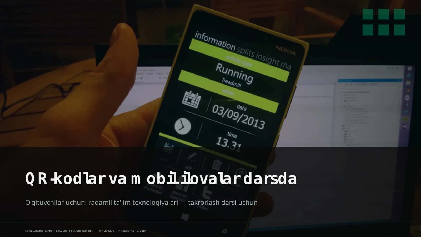 QR-kodlar va mobil ilovalar darsda 1