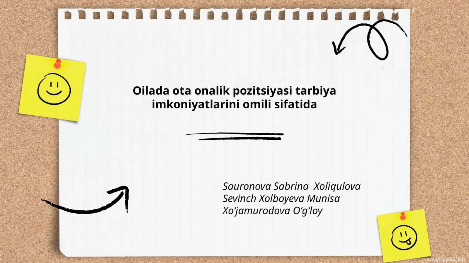 Oilada ota onalik pozitsiyasi tarbiya imkoniyatlarini omili sifatida 1