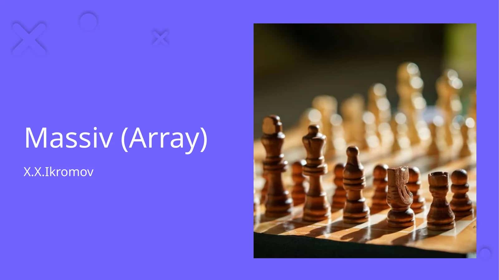 Massiv (Array) 1