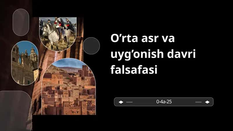 O'rta asr uyg'onish davri va yangi davr falsafasi 1
