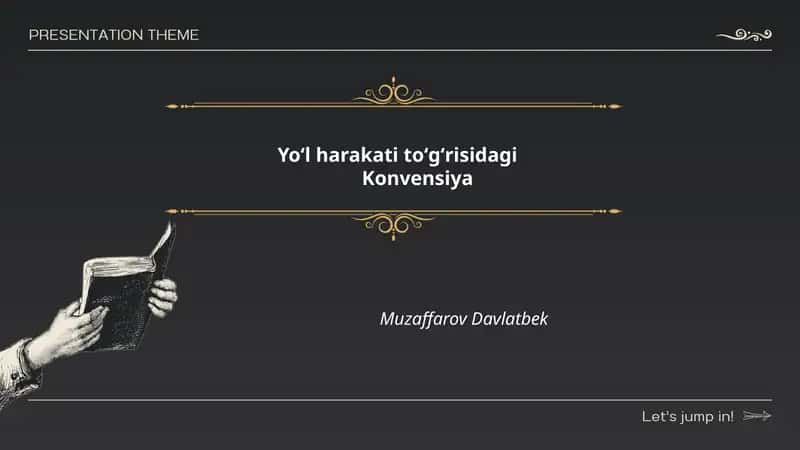 Yoʻl harakati toʻgʻrisidagi Konvensiya 1