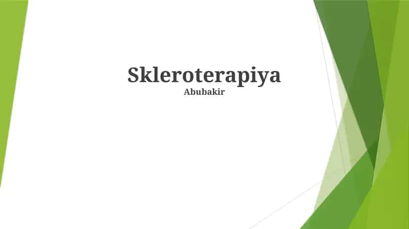 Skleroterapiya 1