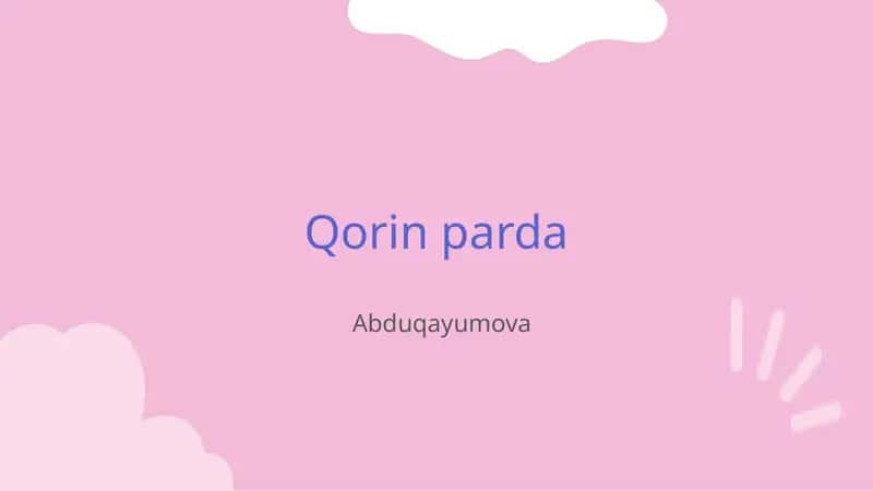 Qorin parda 1