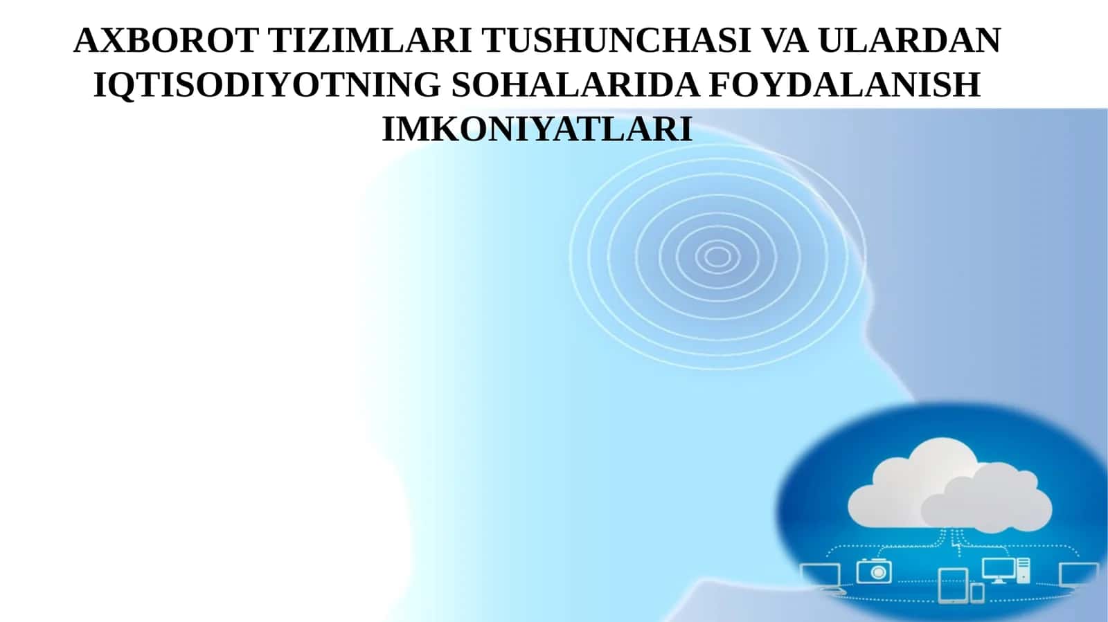 Iqtisodiyotda axborot-kommunikatsion texnologiyalar va tizimlar 1