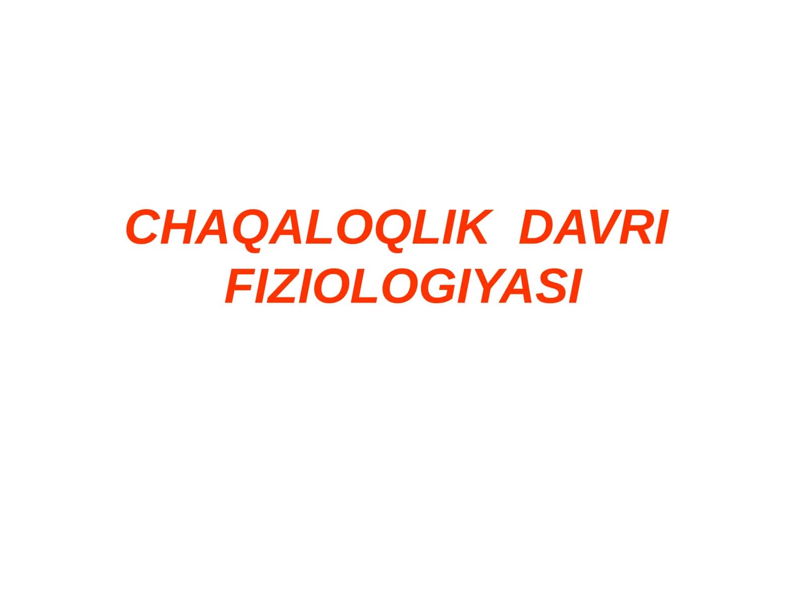 GO'DAKLAR ANATOMIYASI VA FIZIALOGIYASI 1