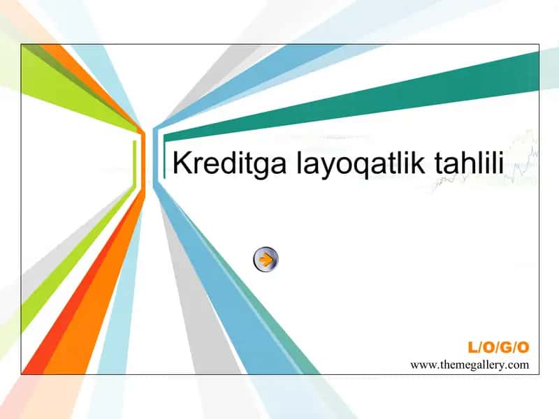 Kreditga layoqatlik tahlili 1
