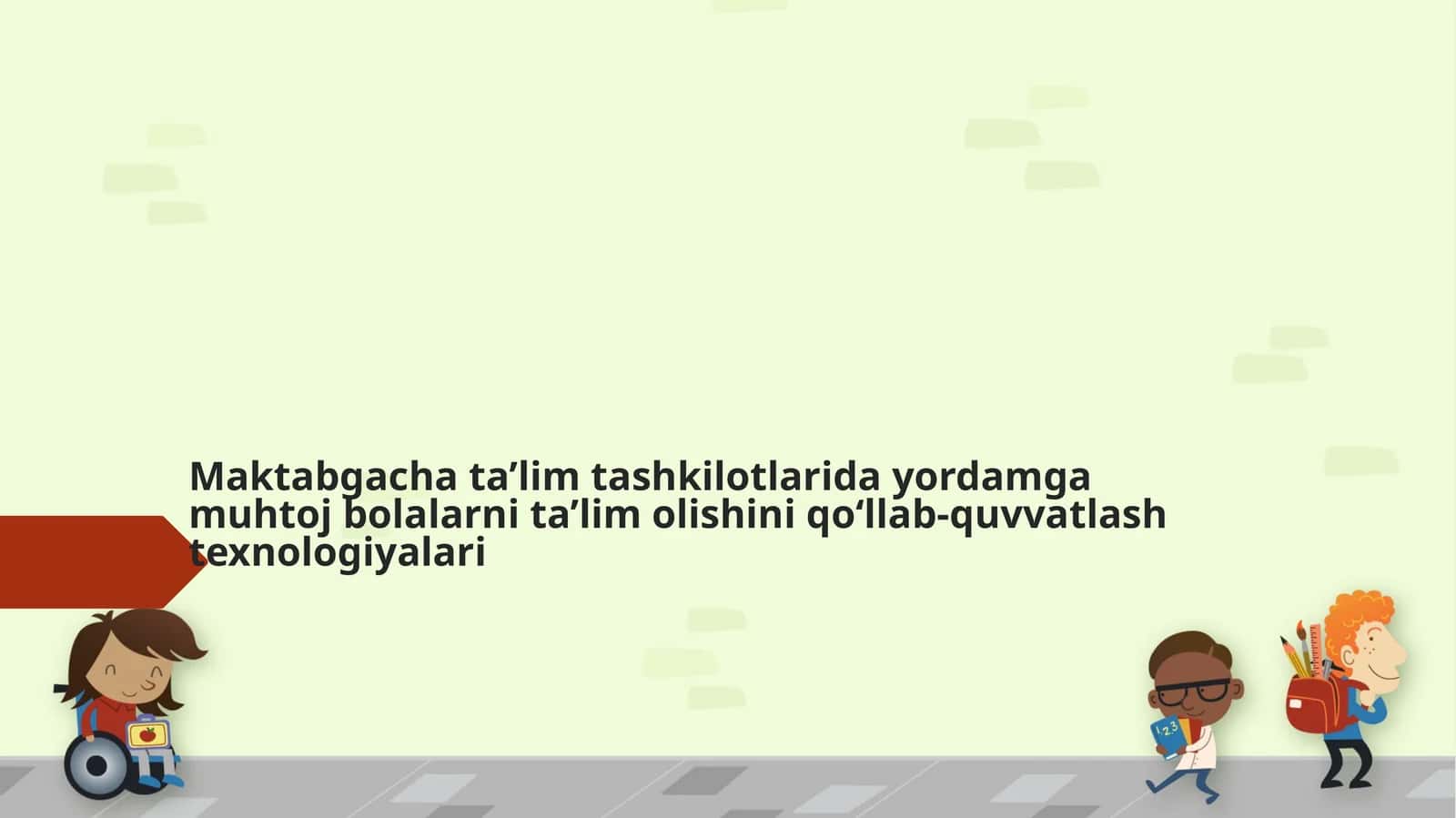 Yordamga muhtoj bolalarni aniqlash va individual ehtiyojlarini baholash 1