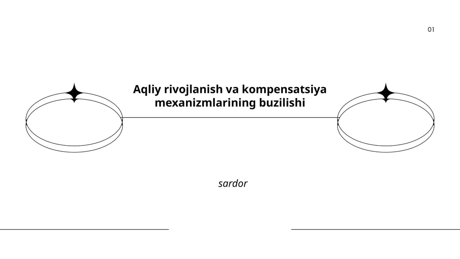 Aqliy rivojlanish va kompensatsiya mexanizmlarining buzilishi sardor 1