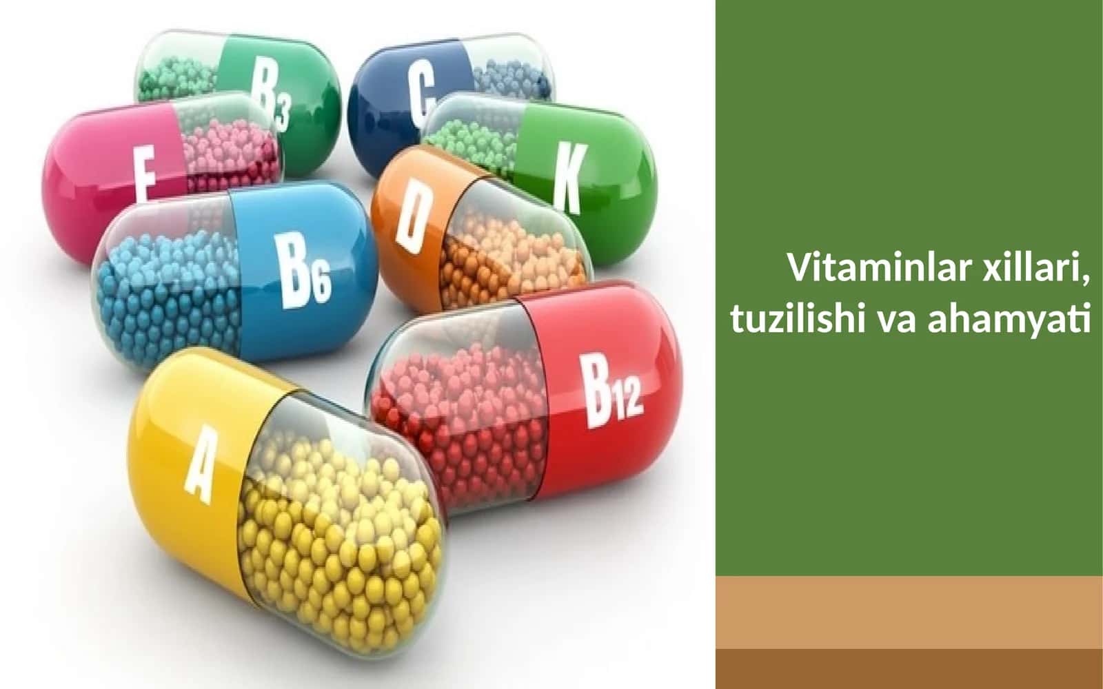 Vitaminlar biologik faol moddalar 1