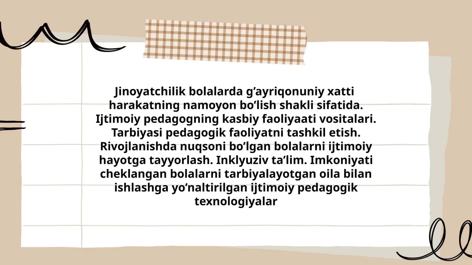 Ijtimoiy pedagogik texnologiyalar 1