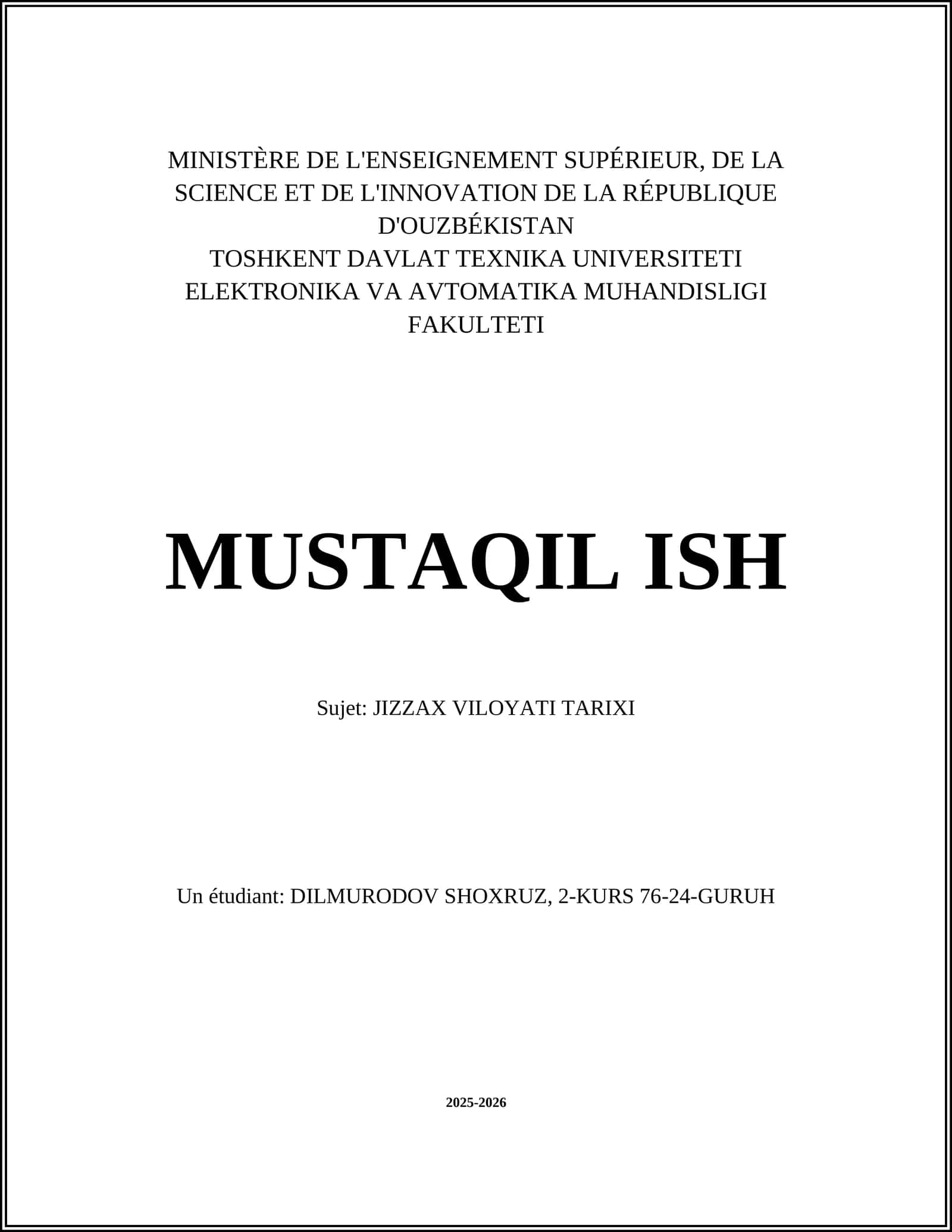 JIZZAX VILOYATI TARIXI 1