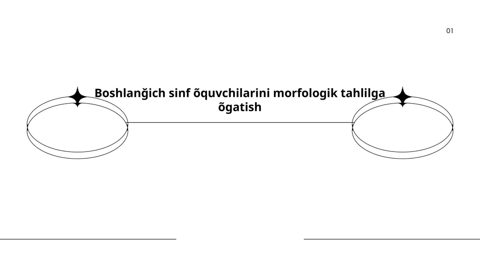 Boshlanğich sinf õquvchilarini morfologik tahlilga õgatish 1