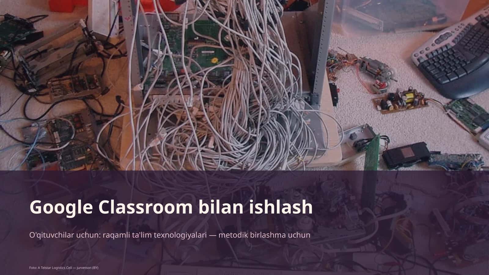 Google Classroom bilan ishlash 1