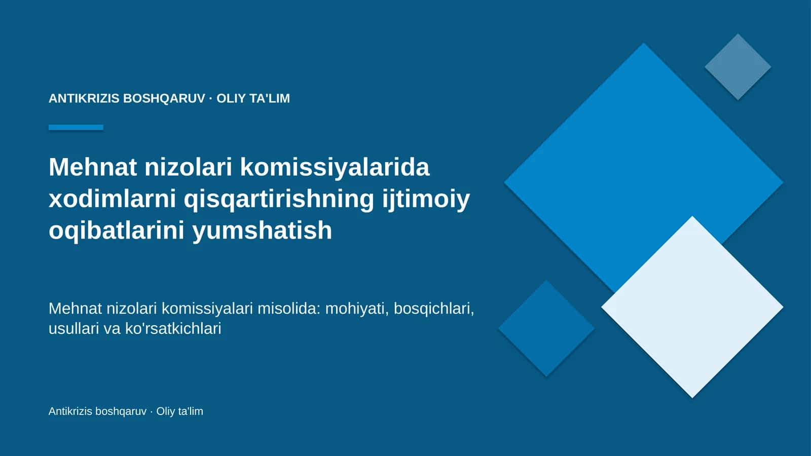 mehnat nizolari komissiyalarida xodimlarni qisqartirishning ijtimoiy oqibatlarini yumshatish 8449 1