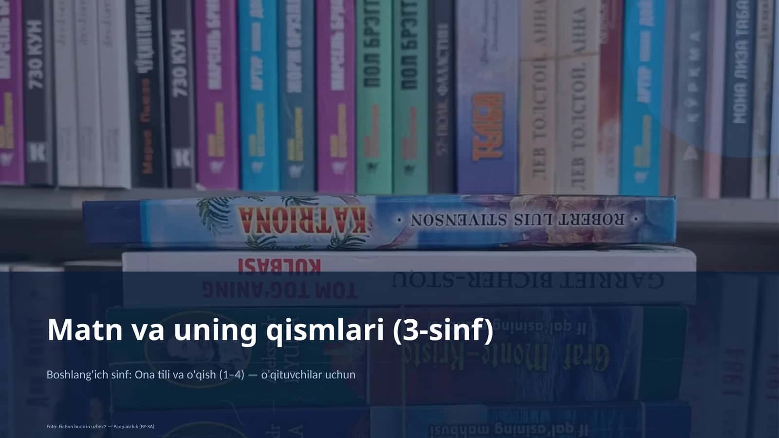 Matn va uning qismlari (3-sinf) 1