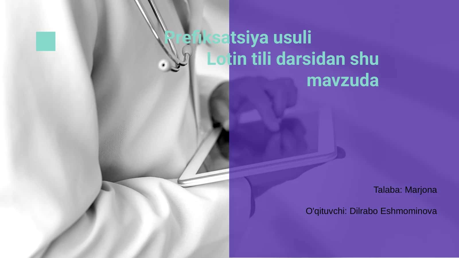 Prefiksatsiya usuli 1