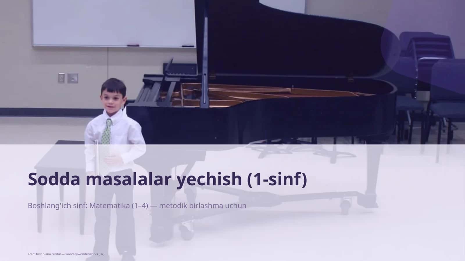 Sodda masalalar yechish (1-sinf) 1