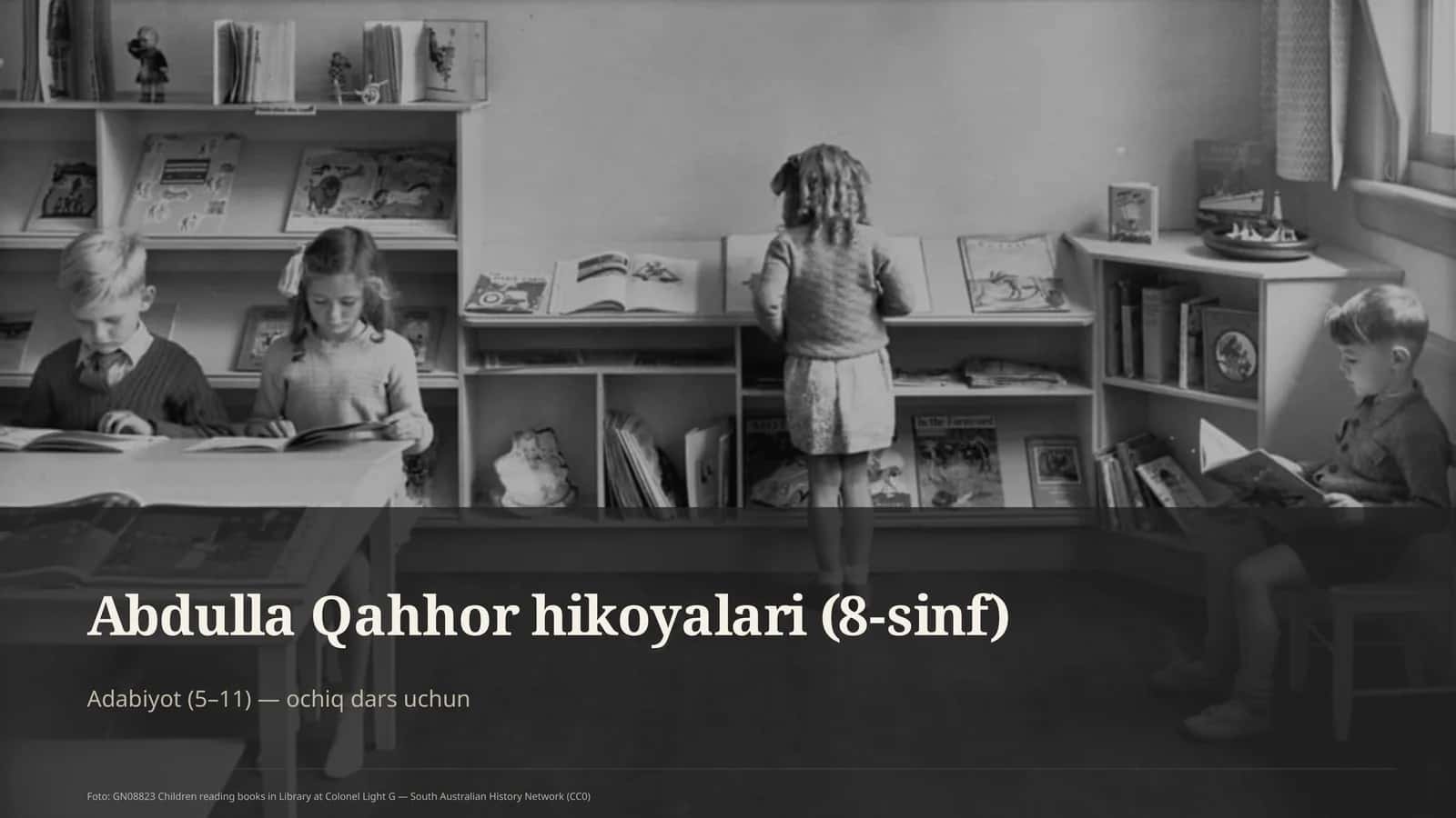 Abdulla Qahhor hikoyalari (8-sinf) 1