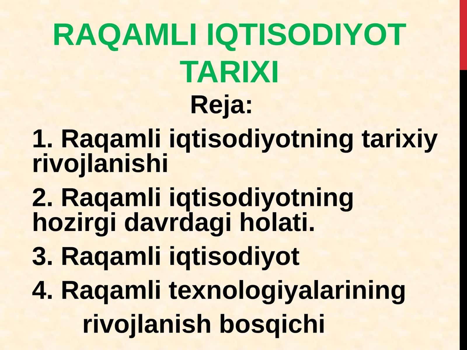 Raqamli iqtisodiyot tarixi 1
