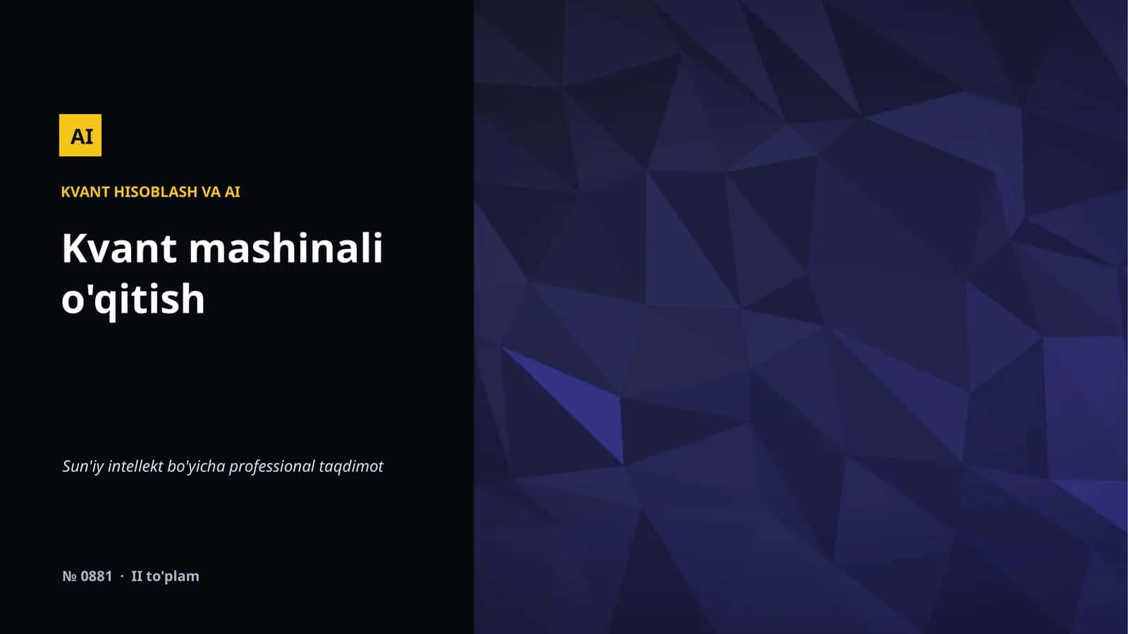 KVANT HISOBLASH VA AI 1