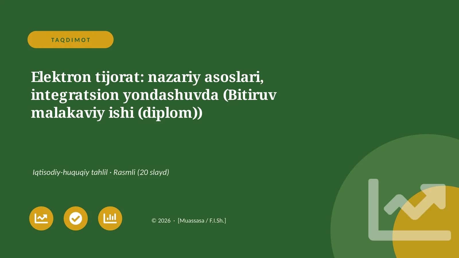 Elektron tijorat: nazariy asoslari, integratsion yondashuvda (Bitiruv malakaviy ishi (diplom)) 1