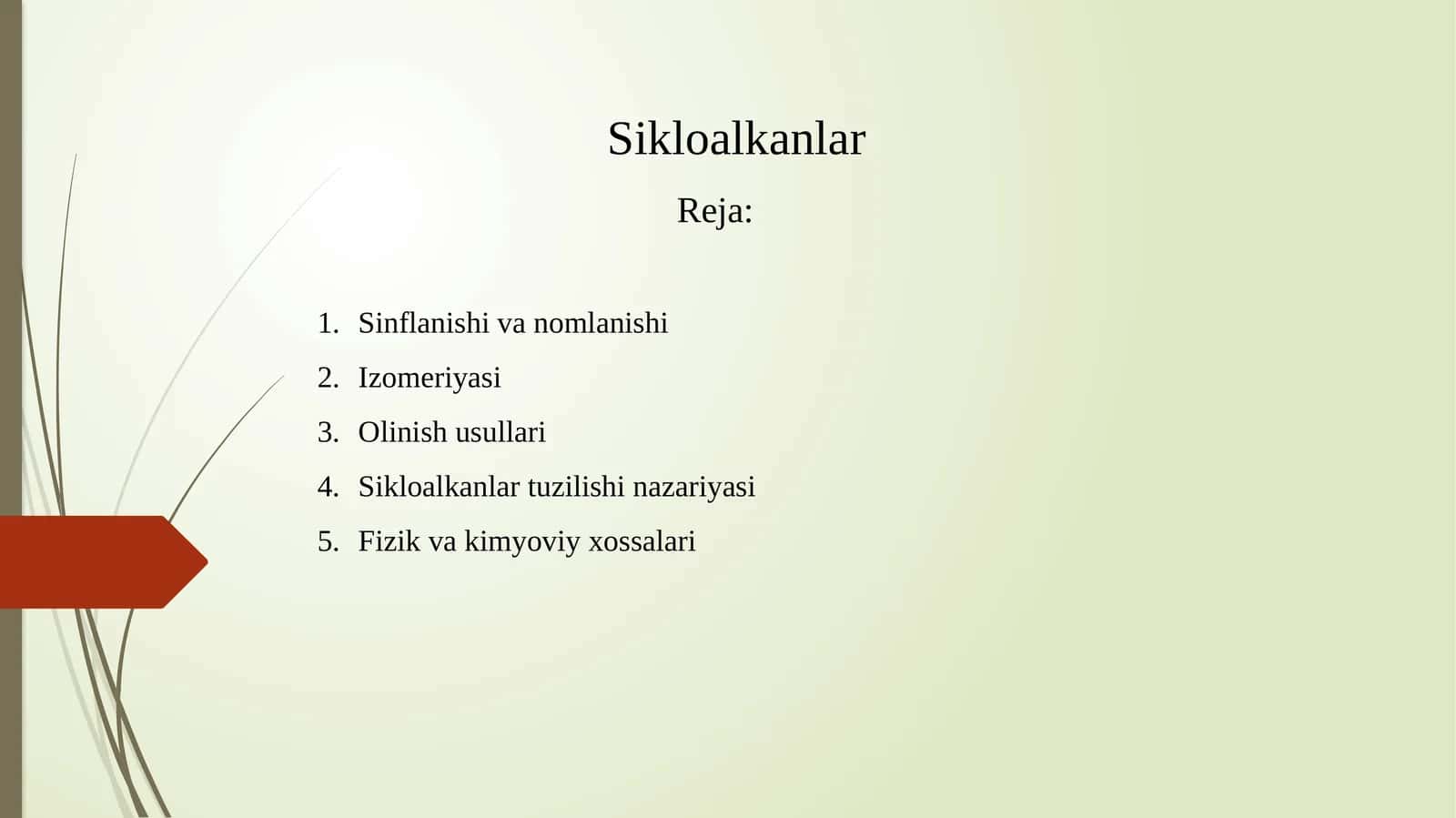 Sikloalkanlar 1