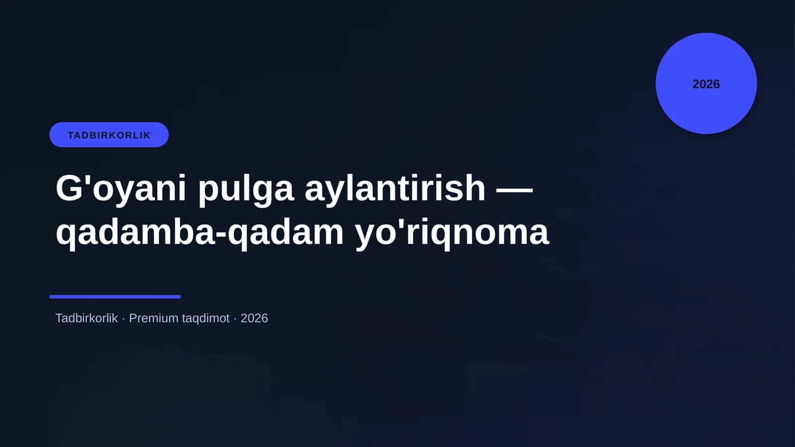 G'oyani pulga aylantirish — qadamba-qadam yo'riqnoma 1