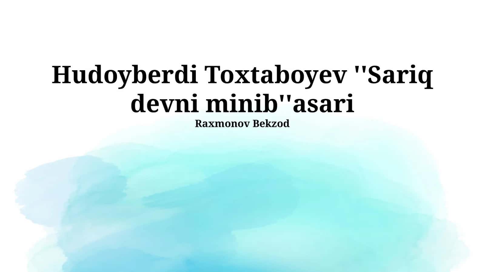 Sariq Gigantning Imkoniyatlari va Chegaralari 1