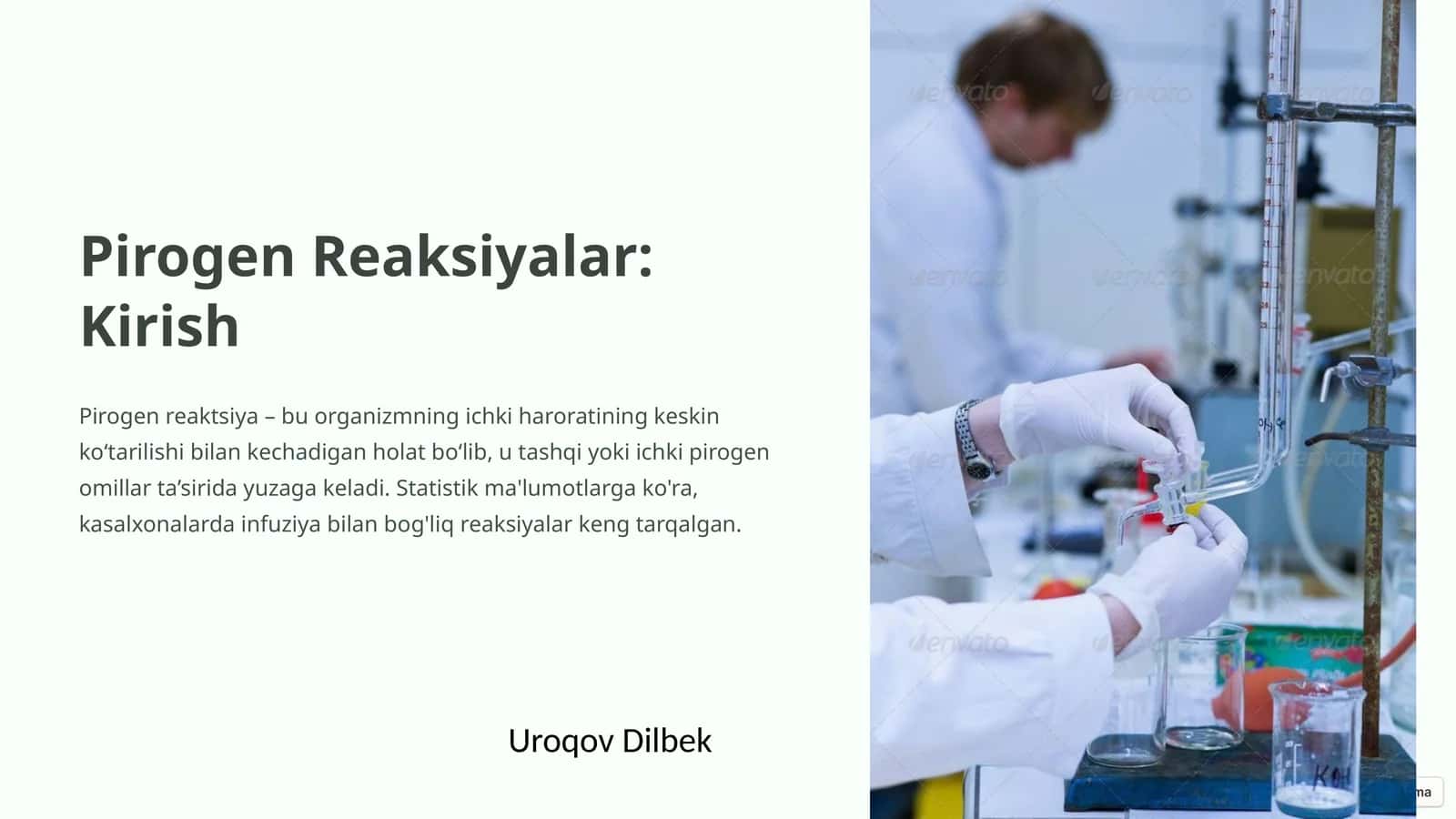 Pirogen Reaksiyalar: Kirish 1