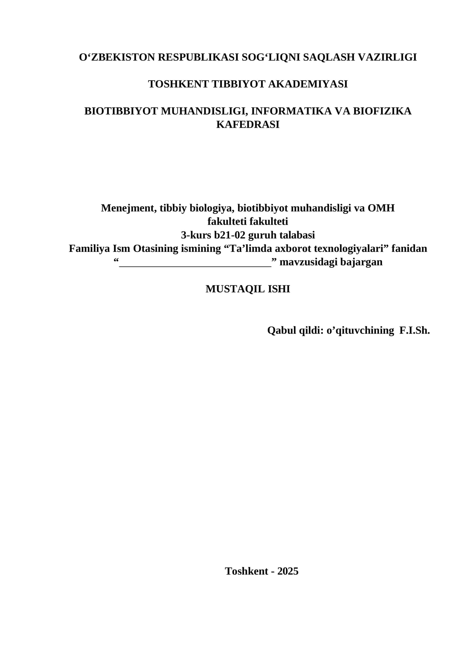 Ta'limda axborot texnologiyalari 1