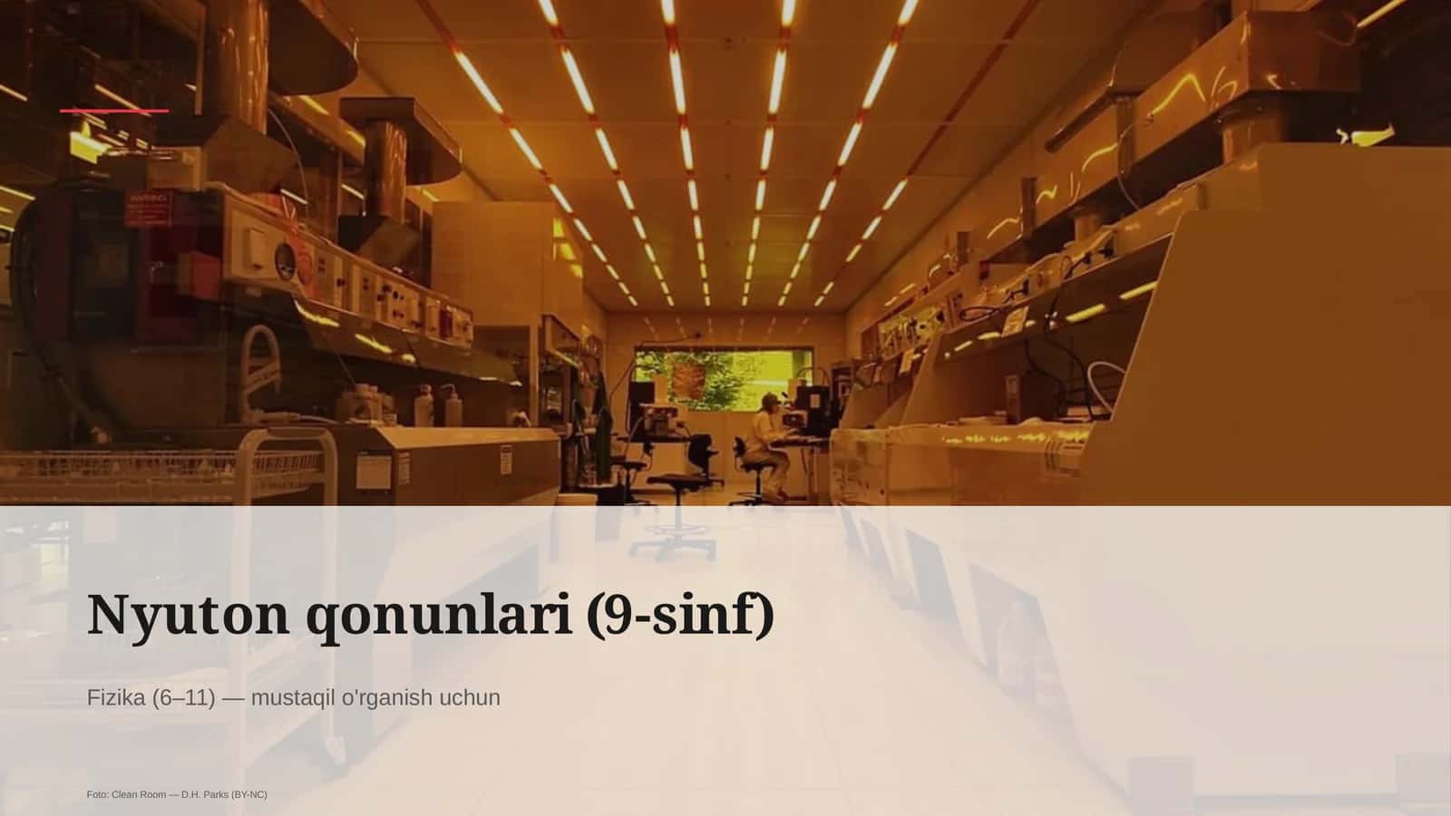Nyuton qonunlari (9-sinf) 1